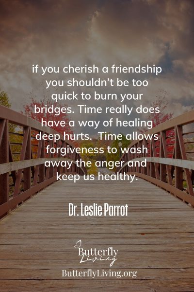 words over a bridge-how to get over disappointment