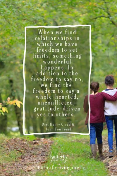 2 ladies on path-how to develop healthy boundaries