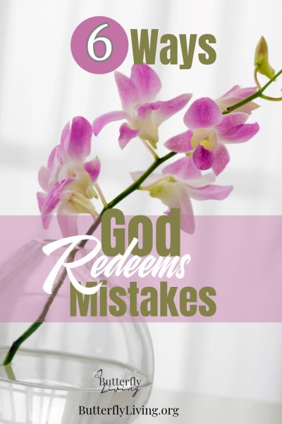 orchids in vase-learn from mistakes