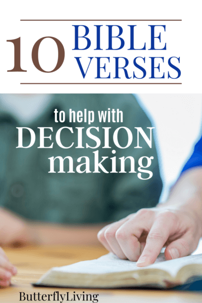 Bible-trusting God in making decisions
