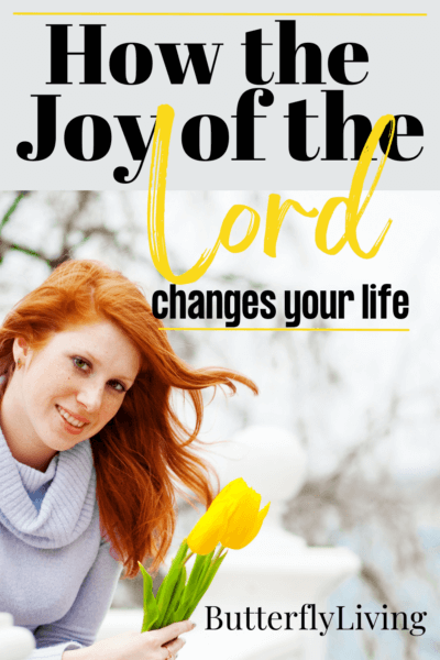 lady with flowers-joy of the Lord