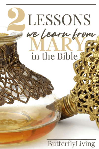 perfume bottle-the story of Mary and Martha