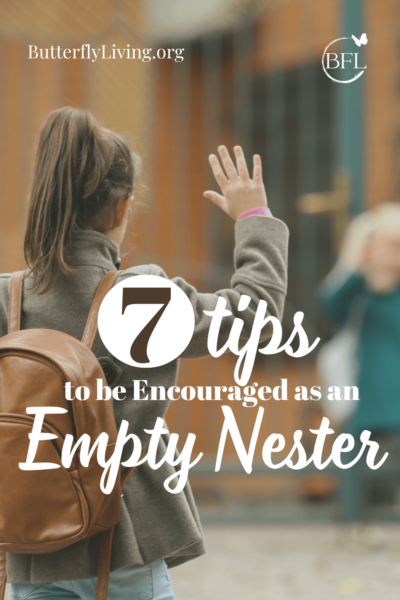 girl waving-encouragement for empty nesters