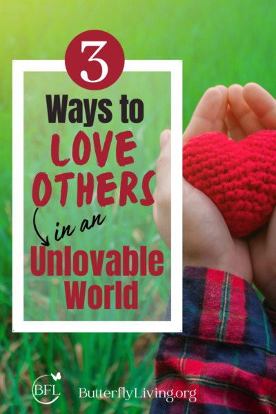 heart in a hand-love others