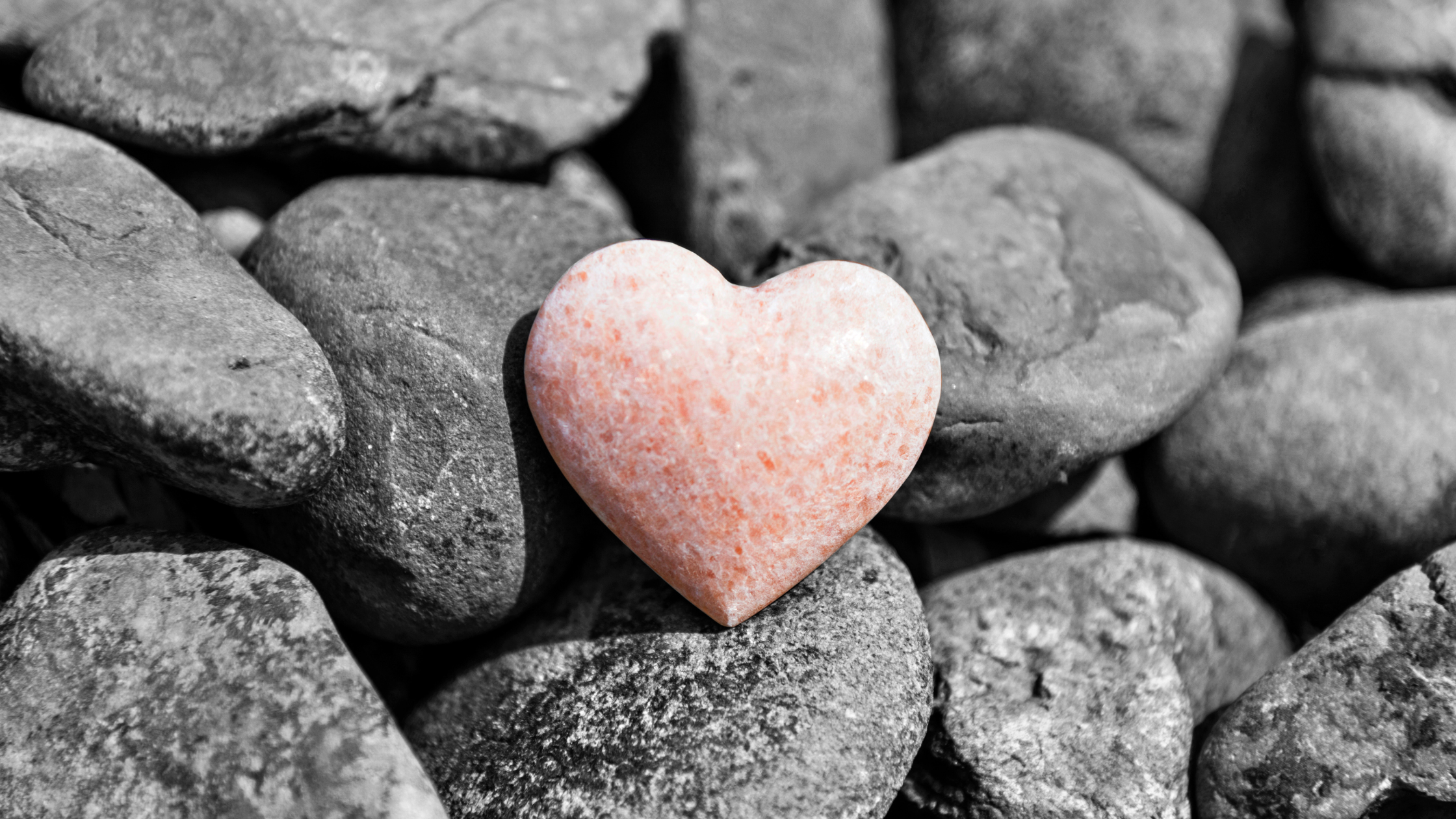 heart on rocks-love others