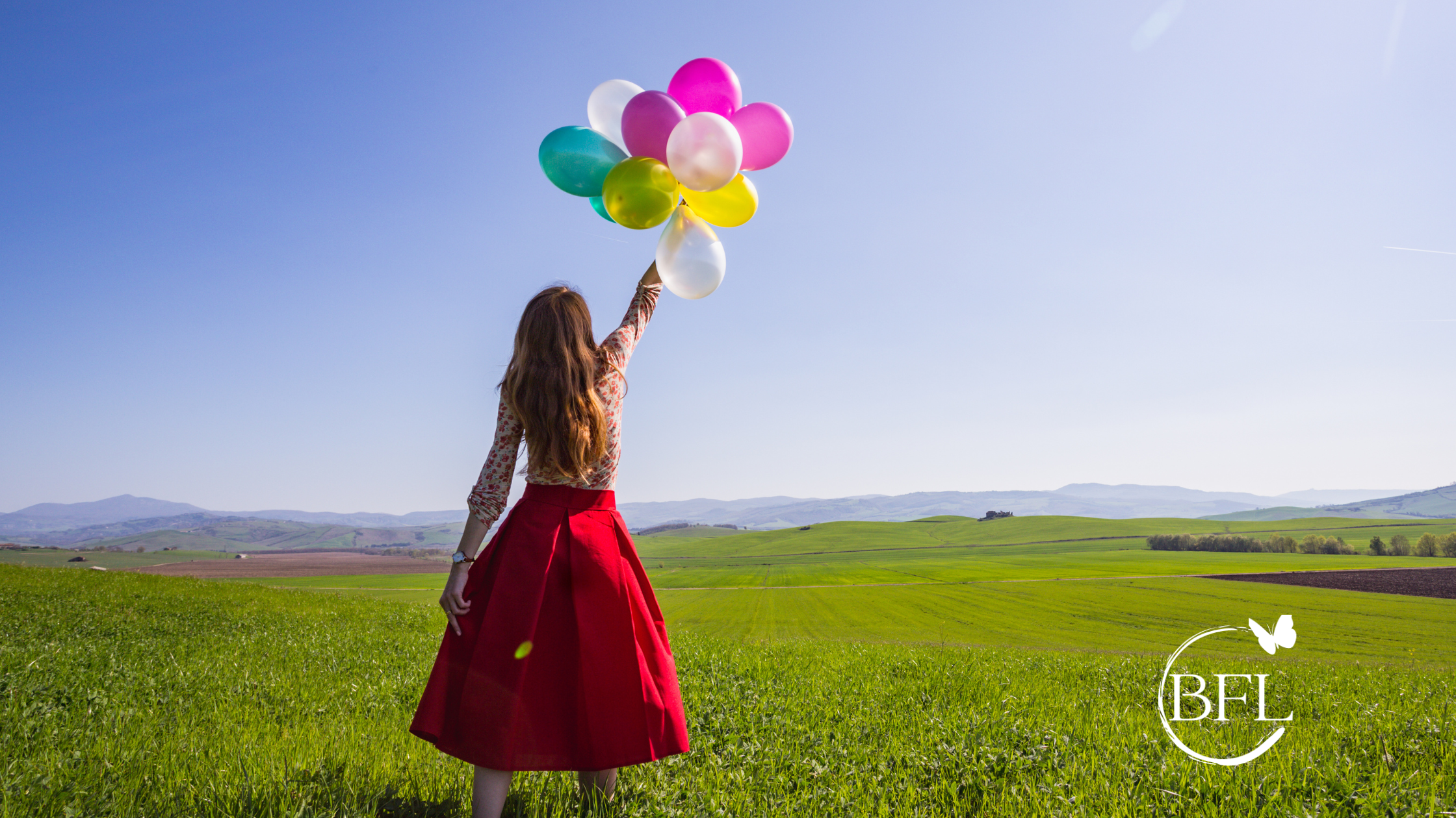 lady with balloons-finding happiness with God
