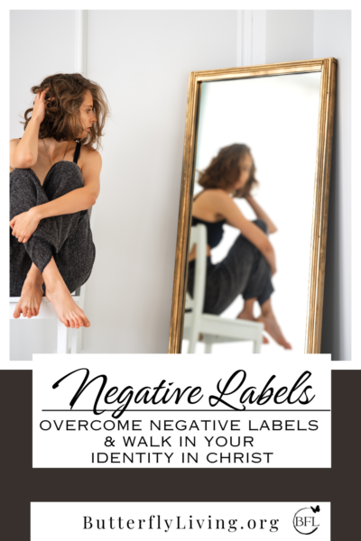 lady in mirror-negative labels