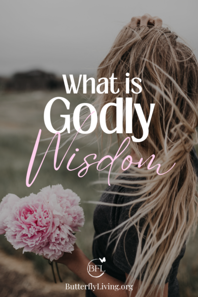 lady with flowers-what is godly wisdom