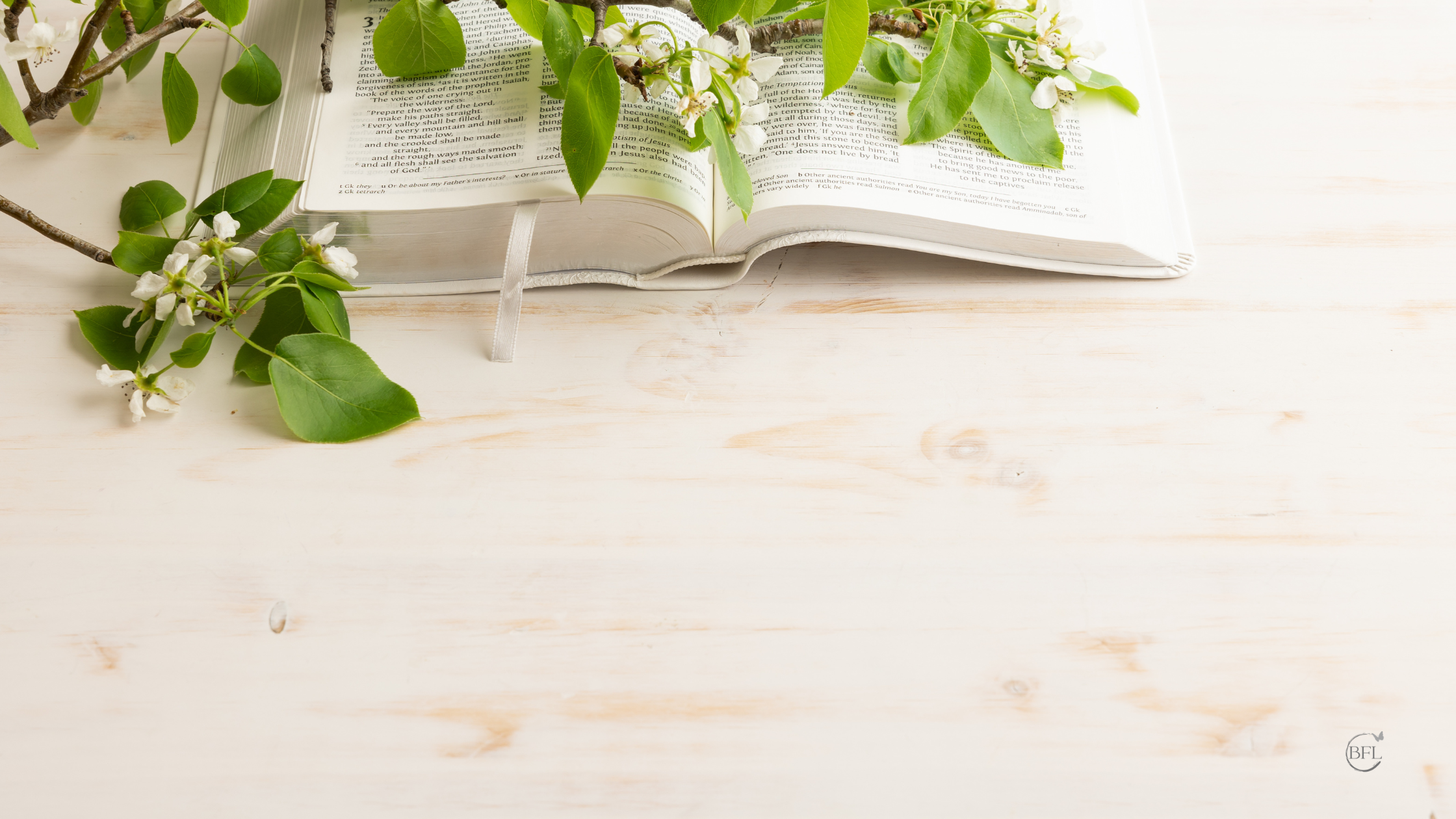 bible on a table-bible study method