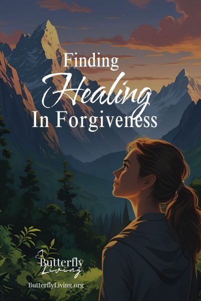 let go of past hurts-lady looking at mountains