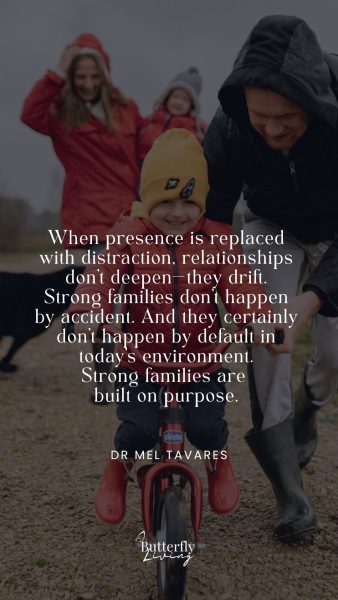 parents and kids on bikes-build a strong family