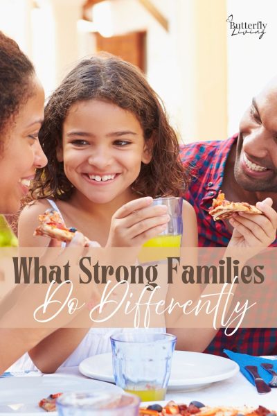 family eating-build a strong family